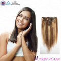 Qingdao Haiyi 100 pince à cheveux indienne Remy humaine dans les extensions de cheveux pour les Afro-américains